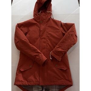 Burton Sadie Jacket XS Rust Burnt Orange Thermolite Living Lining Hooded